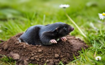 mole in the garden