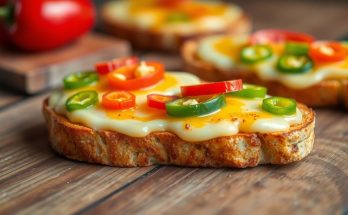 Toasts au fromage et poivron : le dîner express qui va révolutionner vos soirées