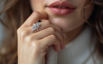 bague sur doigt d'une femme