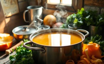 Bouillon maison aux épluchures : transformez vos déchets en or liquide pour vos recettes