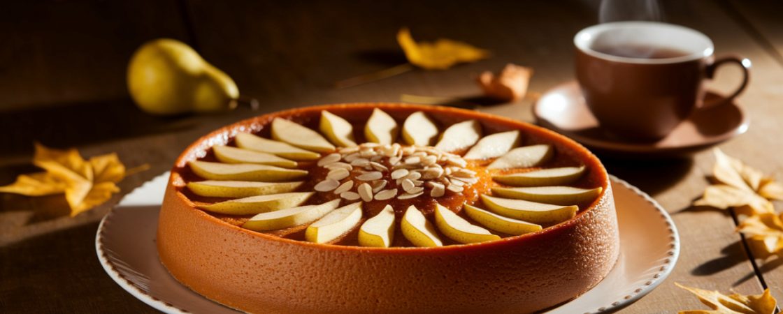 Flan aux poires et amandes : une douceur automnale qui ravira toute la famille