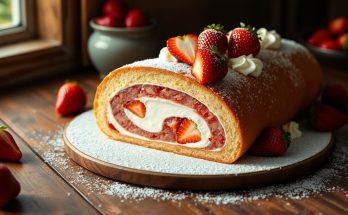 Gâteau roulé fraise et chantilly : la recette gourmande qui fait craquer