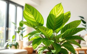 Le Calathea : une plante d'intérieur qui purifie l'air et apporte une ambiance tropicale à votre salon
