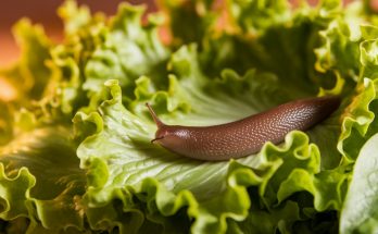 limace sur salade