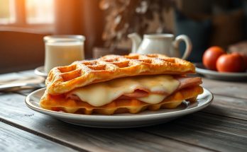 Croque-gaufre : la recette réconfortante qui révolutionne votre petit-déjeuner