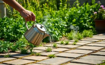 Eau bouillante contre mauvaises herbes : méthode efficace ou mythe jardinier ?