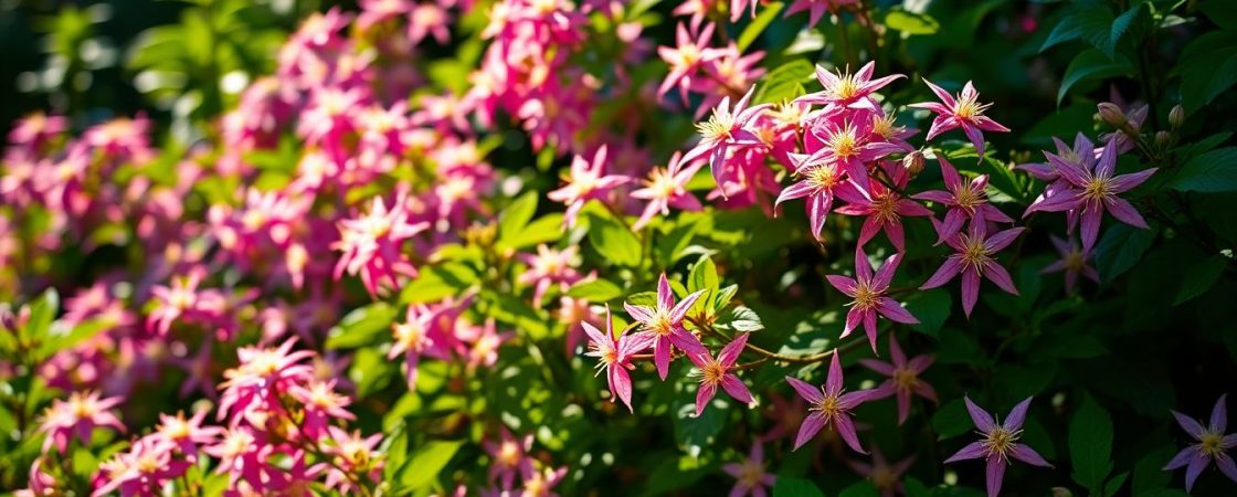 Octopus Sparkle : La clématite qui illumine votre jardin avec ses fleurs généreuses