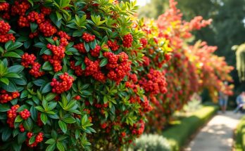 Pyracantha : Comment utiliser cet arbuste persistant à la fois spectaculaire et défensif dans votre jardin