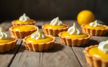 Tartelettes au citron : recette facile pour un dessert acidulé et sucré qui ravira vos papilles