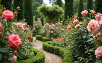 Traditions et astuces pour cultiver des rosiers somptueux dans les jardins à la française