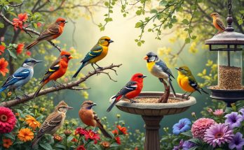 10 oiseaux faciles à attirer dans votre jardin : guide pratique pour les observer de près
