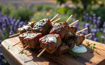 Brochettes d'agneau au yaourt : la recette secrète de Provence qui ravit les papilles