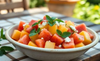 Cette salade de melon rafraîchissante va révolutionner vos déjeuners d'été