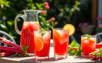 Citronnade à la rhubarbe : la boisson rafraîchissante parfaite pour tout l'été
