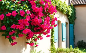 Guide pratique : Faire grimper un bougainvillier sur un mur sans abîmer votre façade