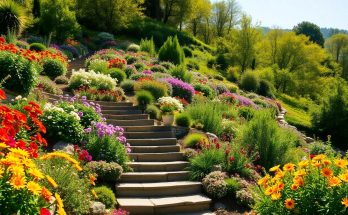 jardin en pente