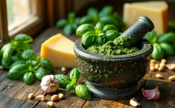 Le pesto au basilic réinventé : secrets d'une recette italienne authentique