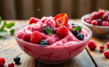 Mousse glacée aux fruits rouges : la recette rafraîchissante qui va sauver vos étés