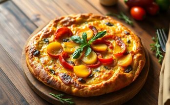 Tortilla espagnole aux pommes de terre et poivrons