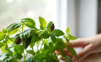 Votre basilic commence à noircir ? Solutions pour le sauver