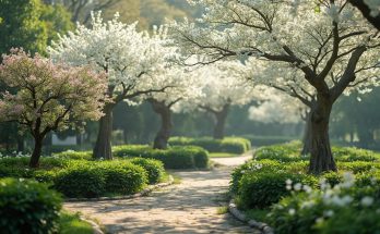 7 arbres à fleurs blanches qui transformeront votre jardin en havre de paix élégant