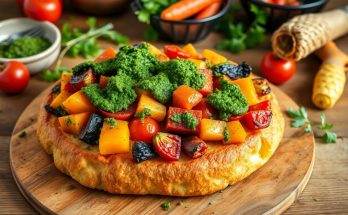 Focaccia moelleuse aux légumes et pesto de fanes : la recette zéro déchet qui révolutionne votre cuisine