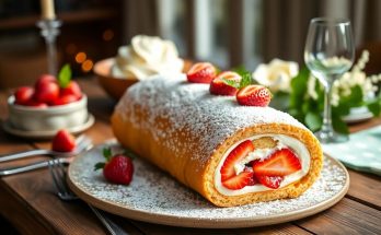 Gâteau roulé aux fraises : la recette parfaite pour épater vos invités