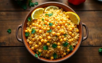 Riz méditerranéen à l'ail et aux pois chiches : la recette authentique qui transforme votre cuisine