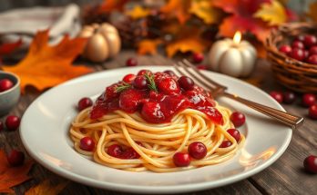 Spaghettis aux canneberges : la recette qui révolutionne vos dîners d'automne