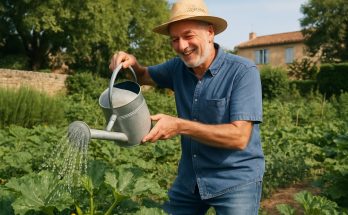 arroser courgettes