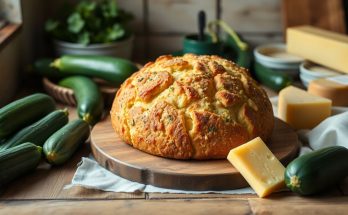 Pain aux courgettes et au cheddar : la recette gourmande qui transforme vos légumes du jardin