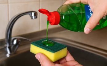 Arrêtez de verser le liquide vaisselle directement sur votre éponge : les raisons qui vont vous surprendre