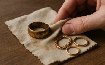 bijoux en or ternis