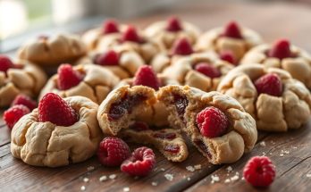 Ces cookies maison au chocolat blanc et framboises donnent une nouvelle définition à la gourmandise