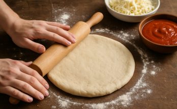pâte à pizza sans levure