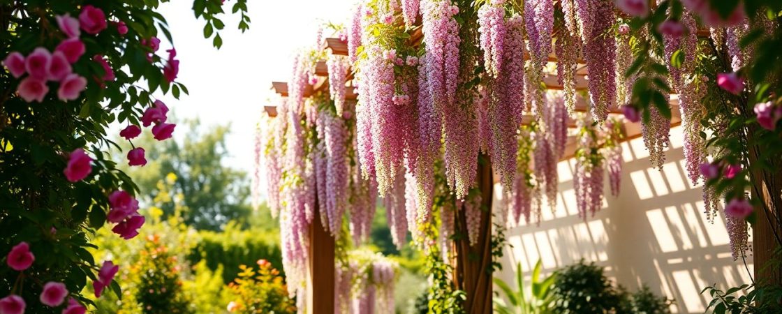 Pergolas fleuries : transformez votre jardin en havre de paix avec des plantes grimpantes spectaculaires