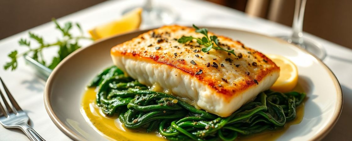 Cabillaud aux épinards : la recette incontournable qui séduit toutes les tables