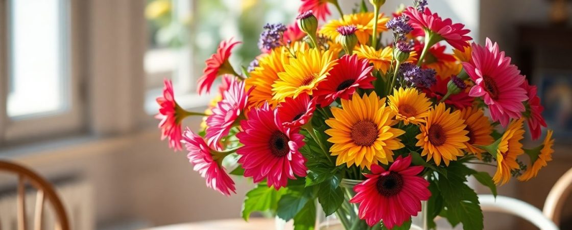 belle fleurs dans un vase