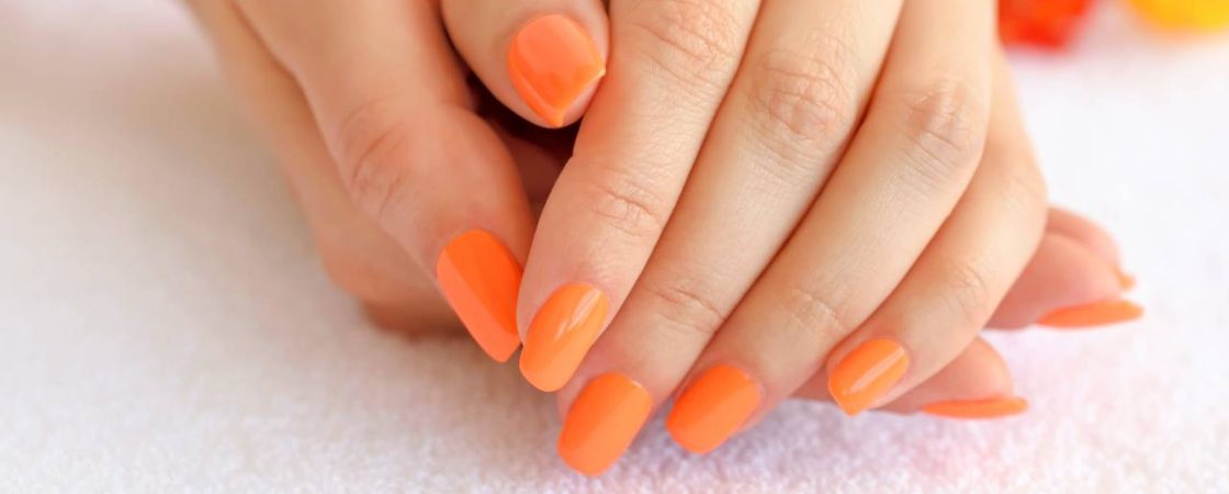 ongles oranges